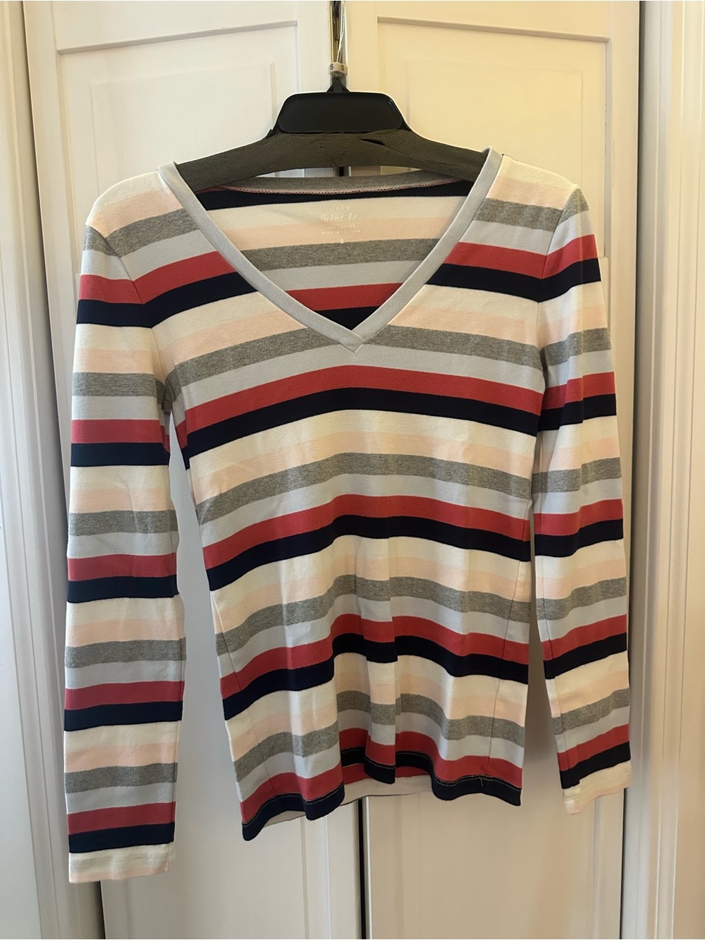 J crew striped long sleeve